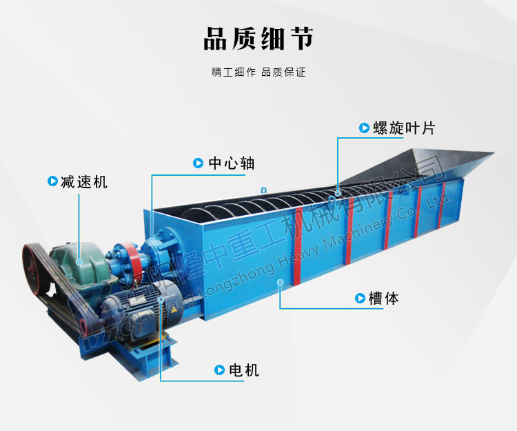 螺旋洗沙機結(jié)構(gòu)